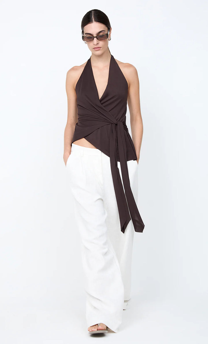 Vinnie Wide Leg Pant - White