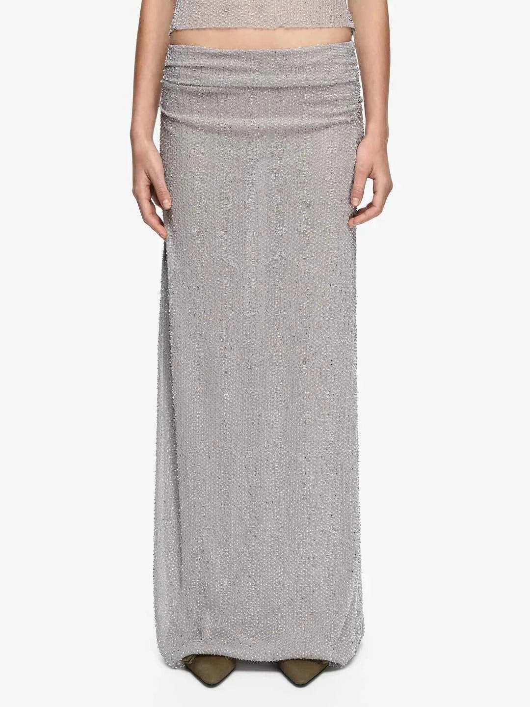 Emiko Skirt - Silver