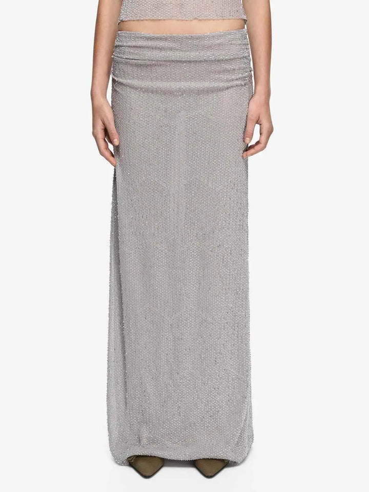 Emiko Skirt - Silver