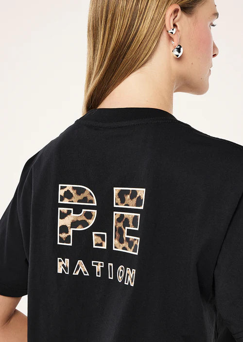 Heads Up 2.0 Tee - Black/Leopard