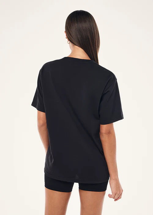 Heads Up Tee - Black/Optic White