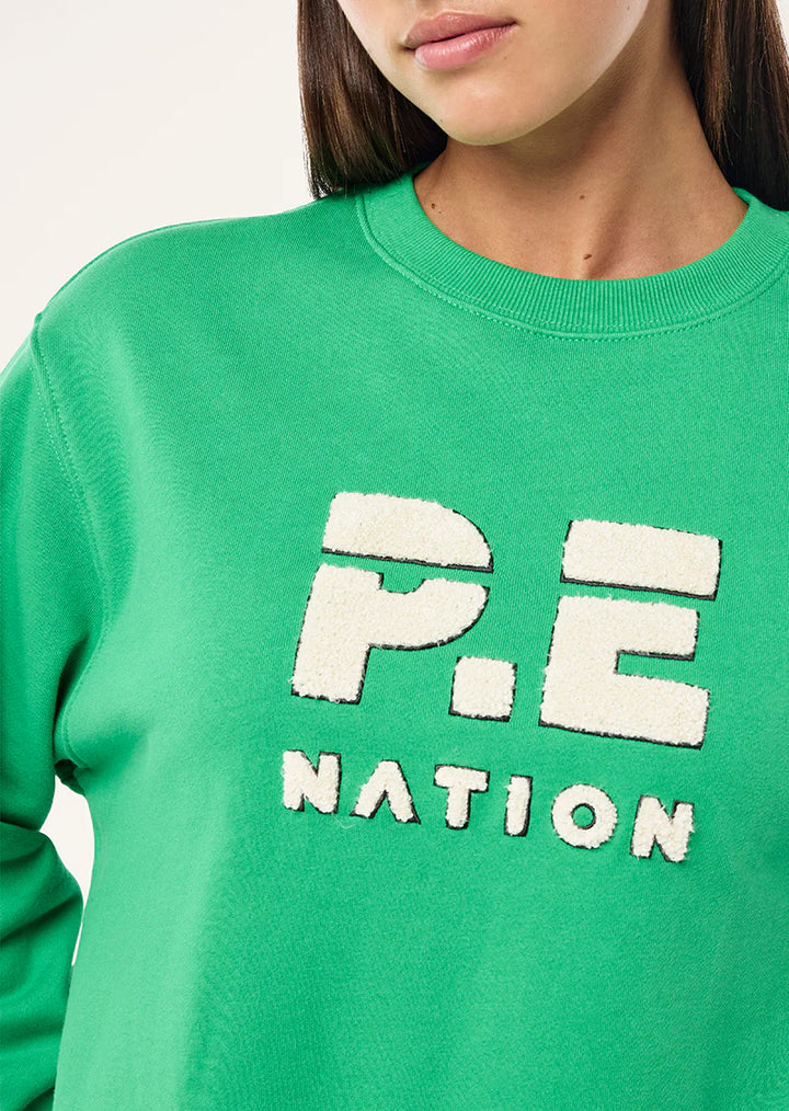 Heads up Boucle Sweat - Kelly Green