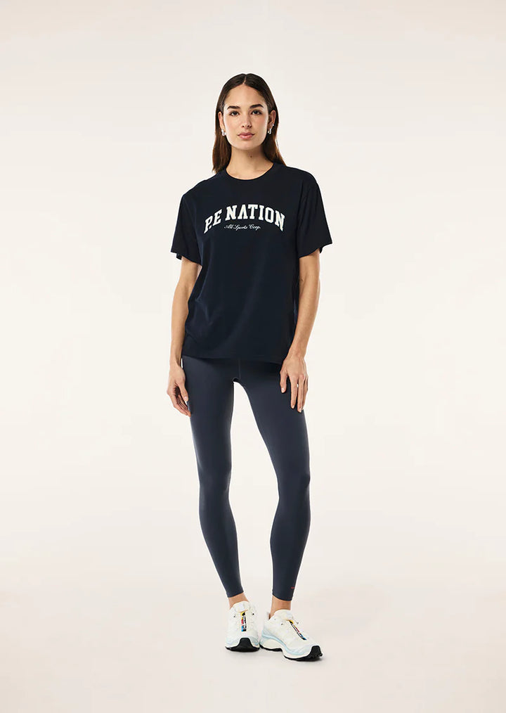 PE Heritage Tee - Dark Sapphire