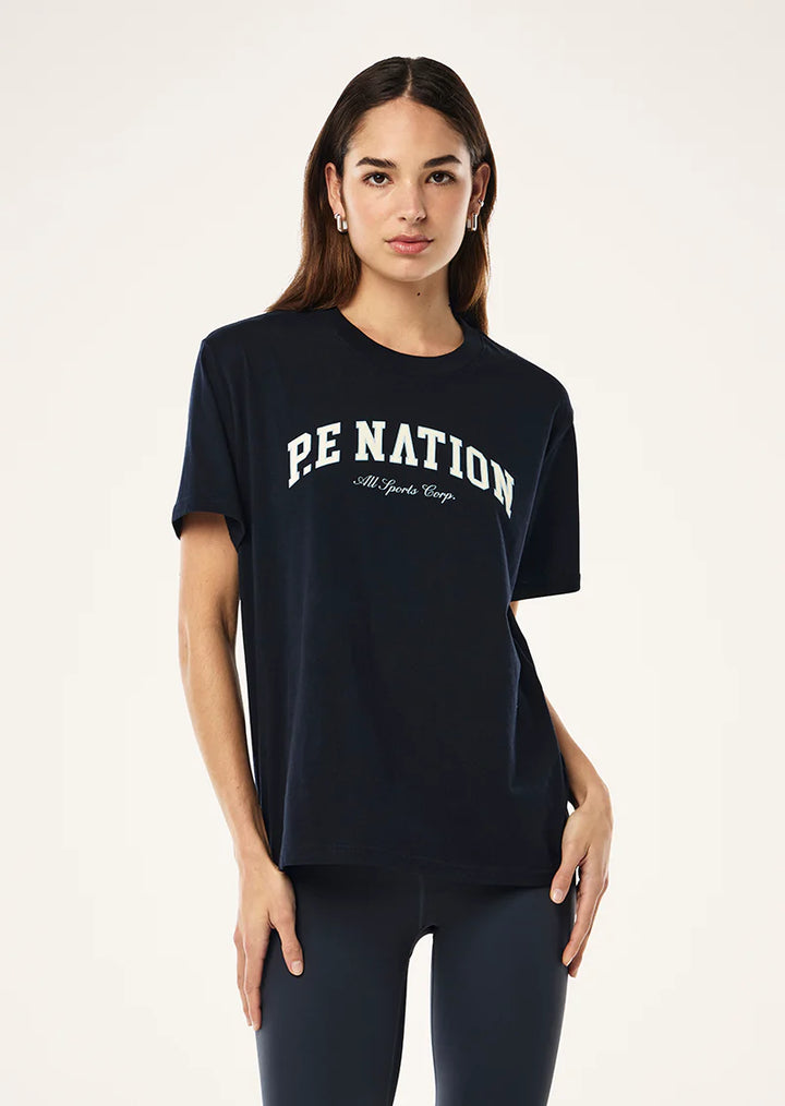 PE Heritage Tee - Dark Sapphire