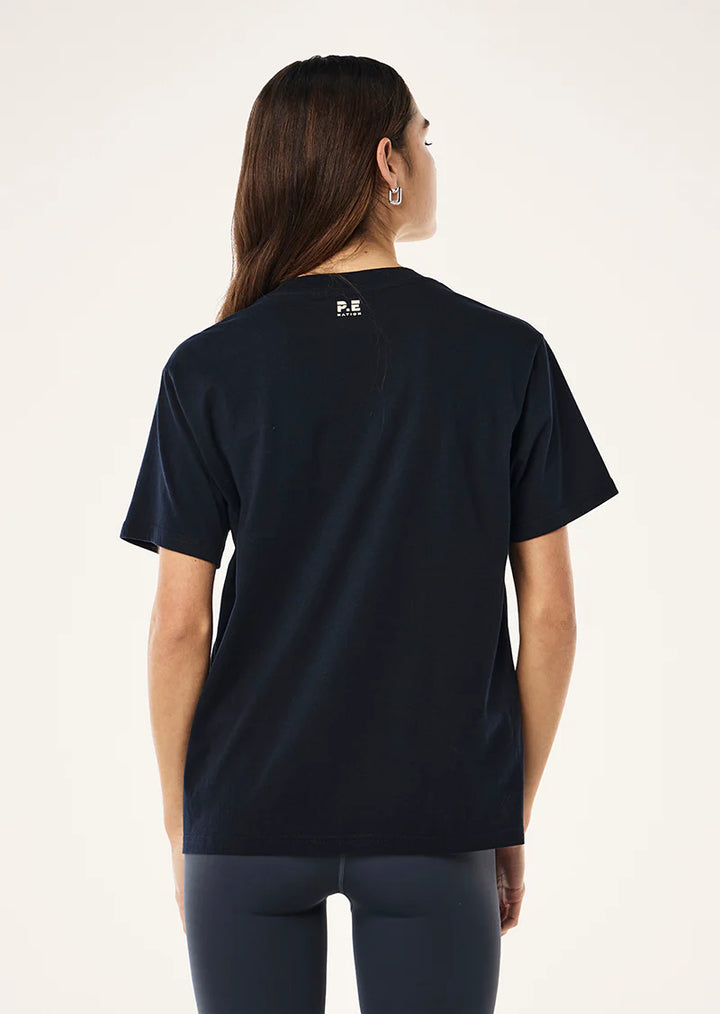 PE Heritage Tee - Dark Sapphire