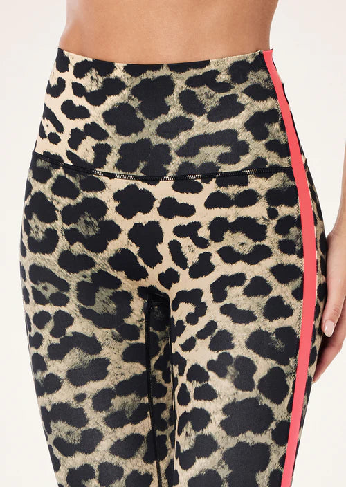 Highgate FL Legging - Leopard/Diva Pink