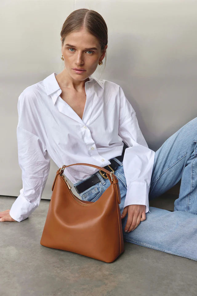 Harper Hobo Bag - Tan