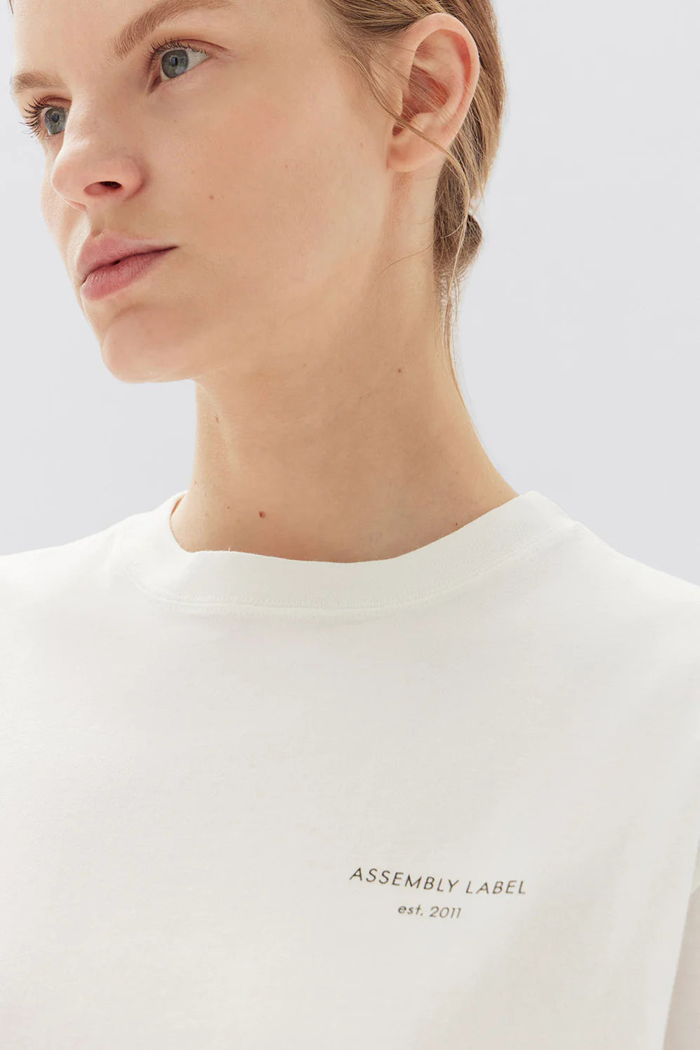 Chronicle Short Sleeve Tee - Antique White/Black