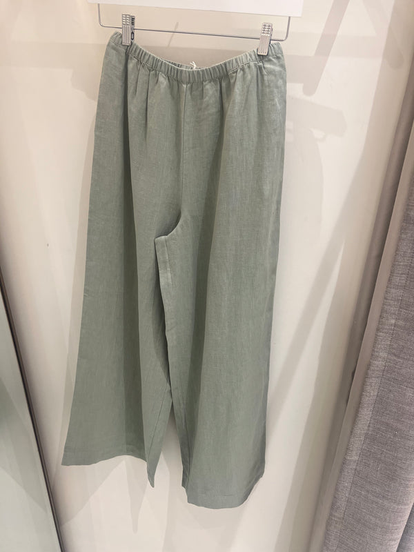 Stella Linen Pant Nettle Mali Lane Boutique