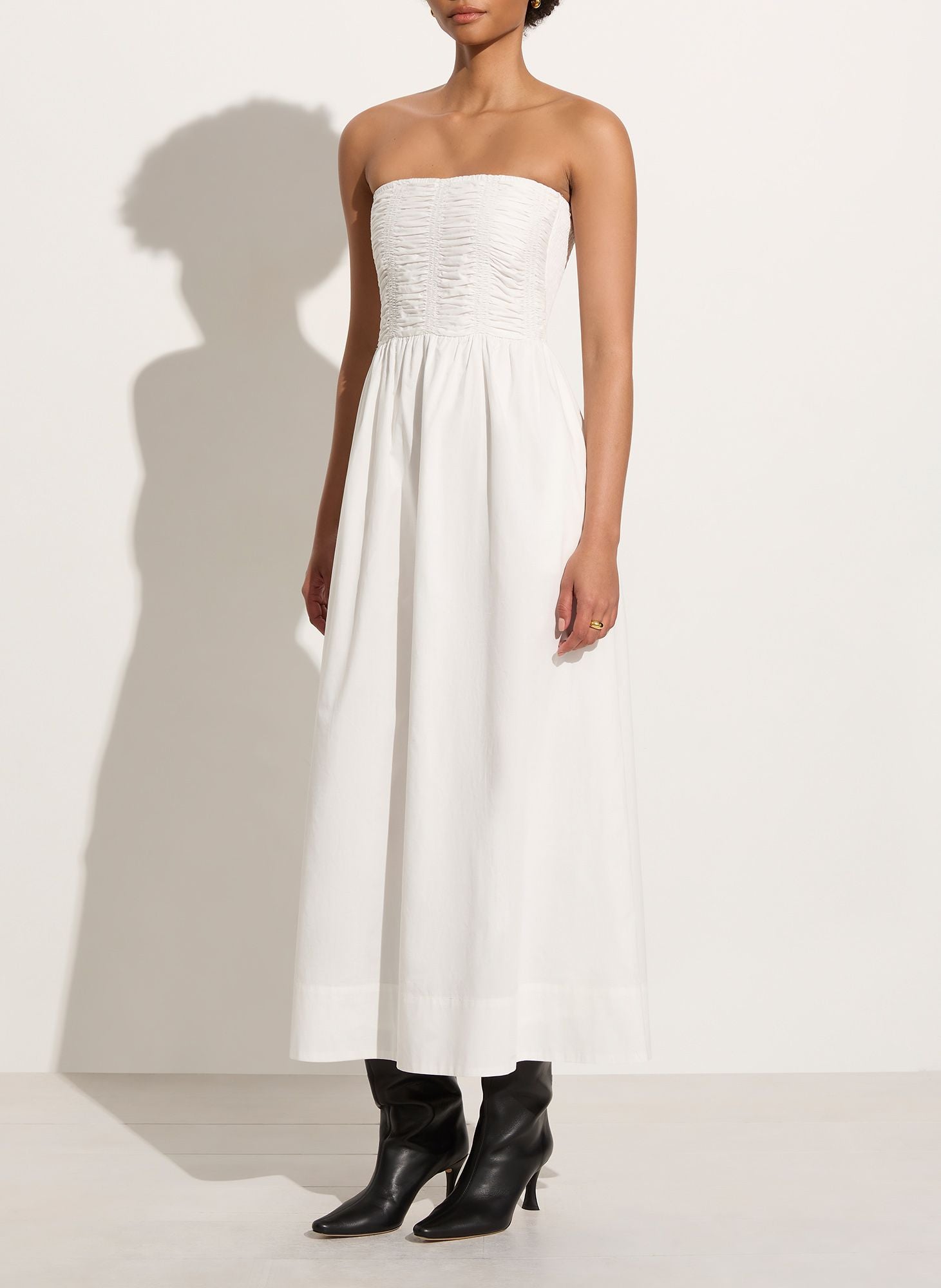 Dominquez Midi Dress - White