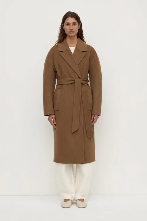 Ivy Wool Coat - Oak