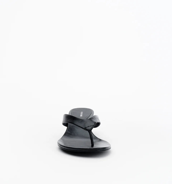Jilly - Black Crinkle Leather