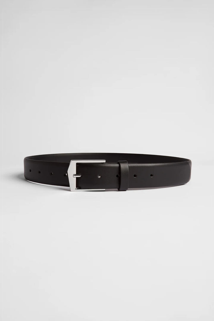 Ida Belt 3.5cm - Black/Silver