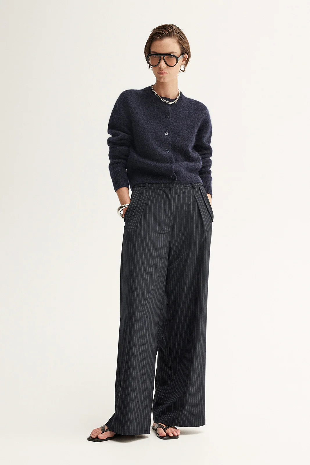 Abigail Knit Cardigan - Midnight Navy