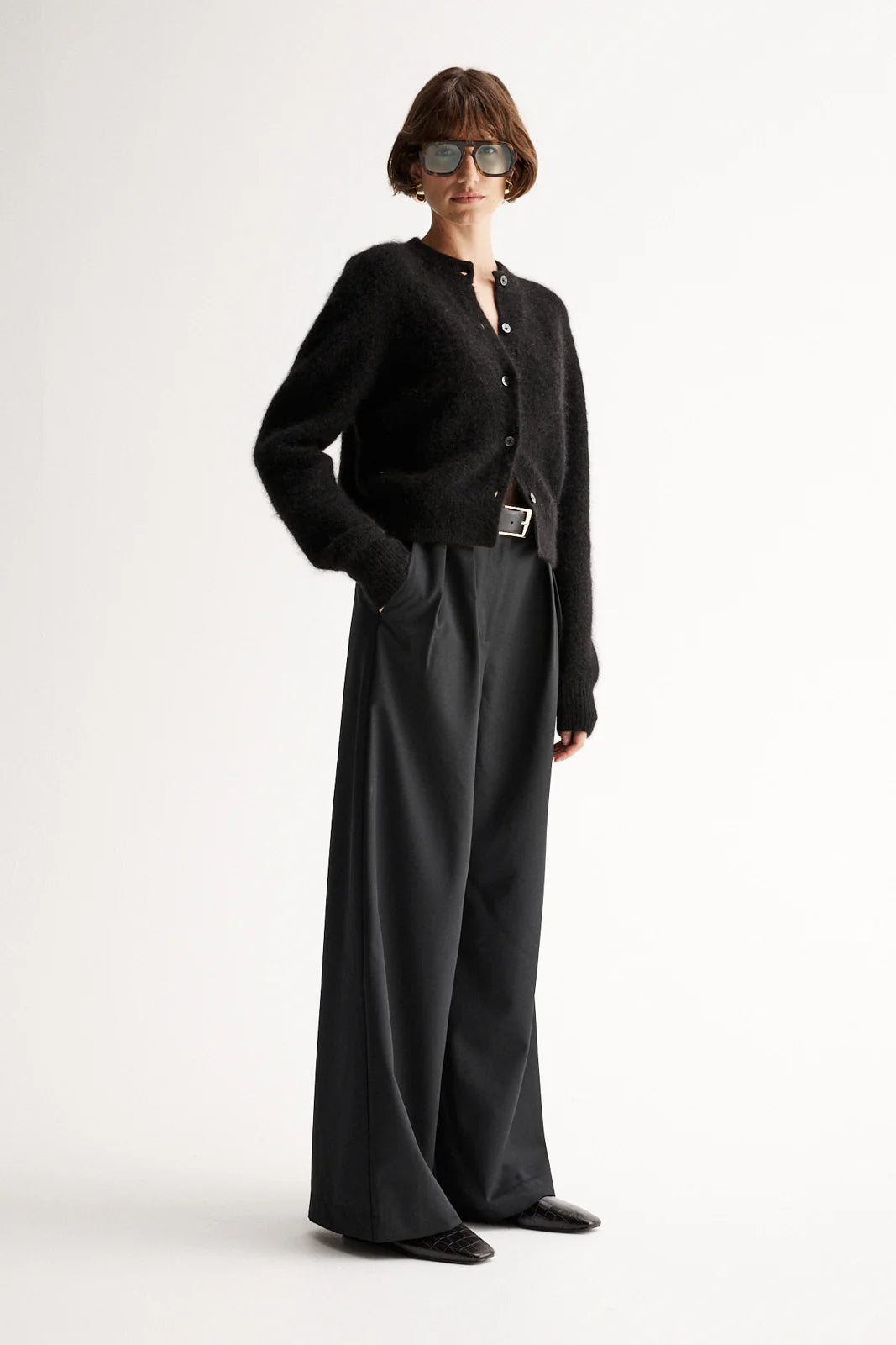 Abigail Knit Cardigan - Black