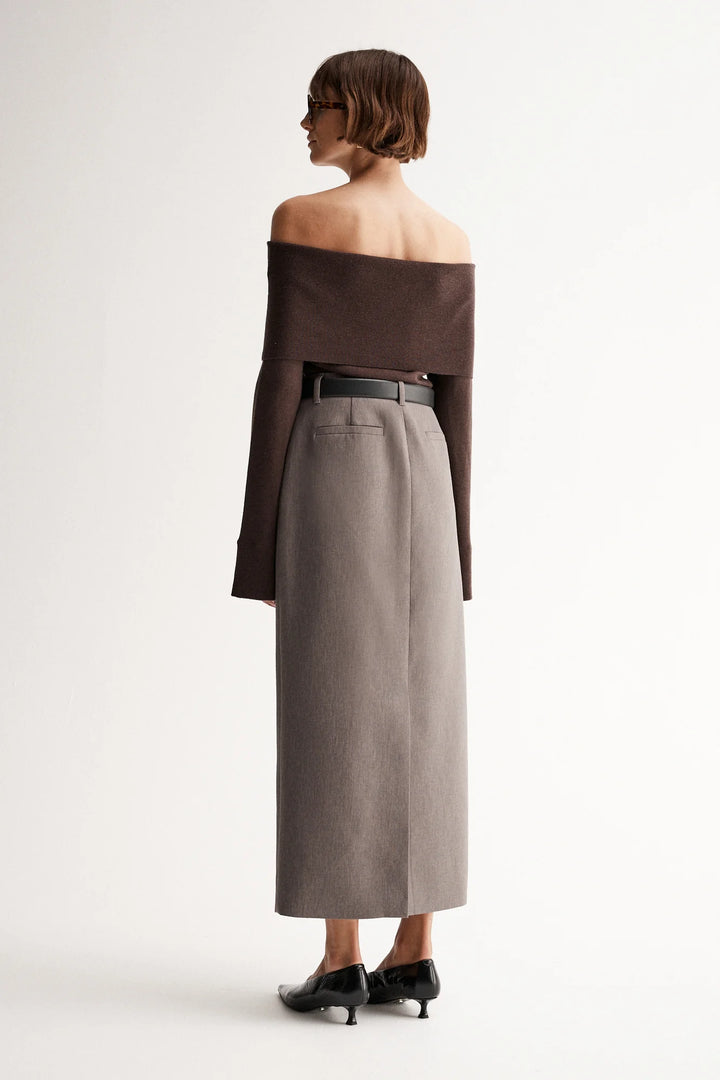 Alexa Knit Top - Chocolate