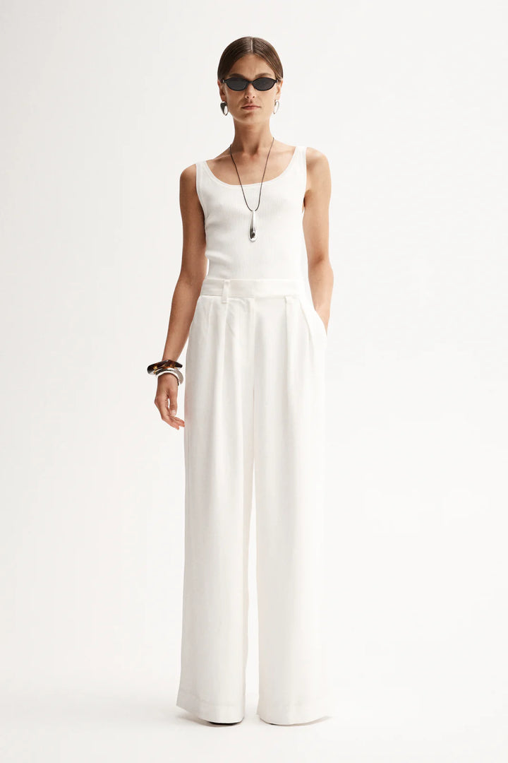 Isabella Pant - White