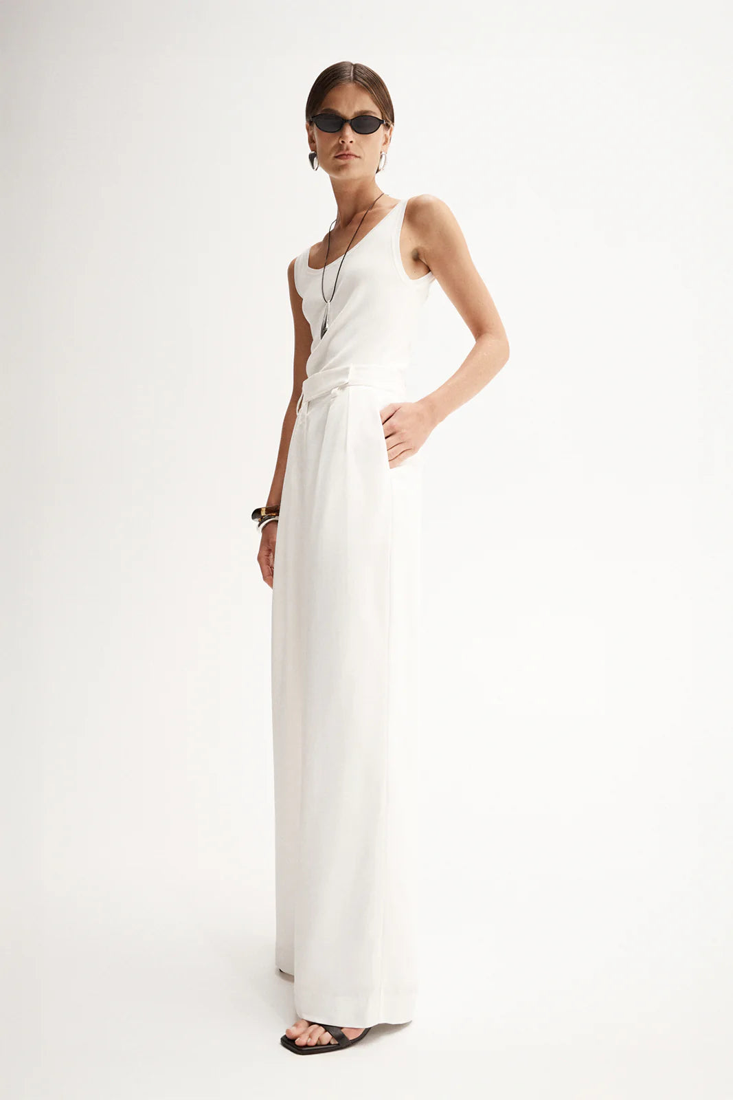 Isabella Pant - White
