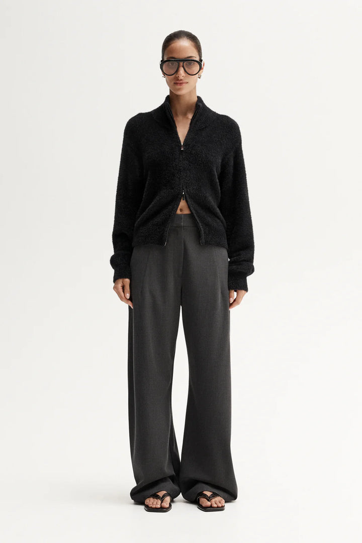 Leon Knit Cardigan - Black