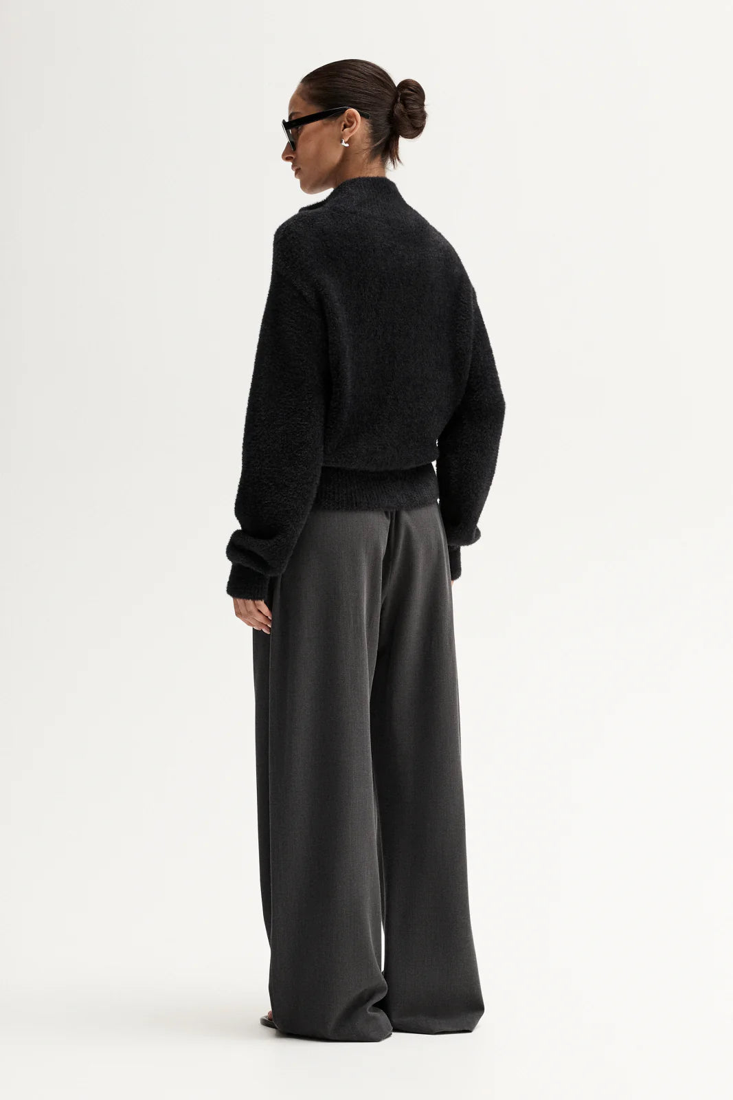 Leon Knit Cardigan - Black