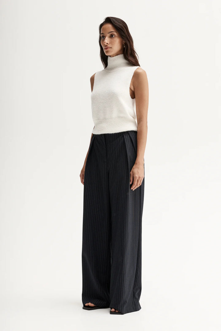 Tobias Pant - Midnight Navy Pinstripe