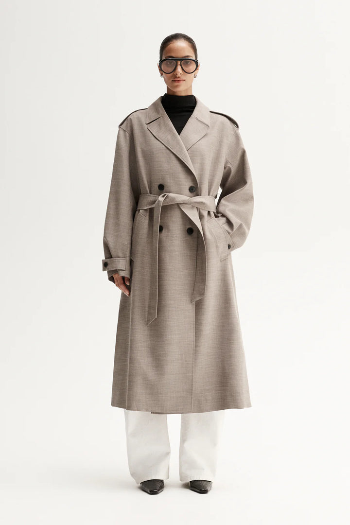 Kaia Trench Coat - Sand