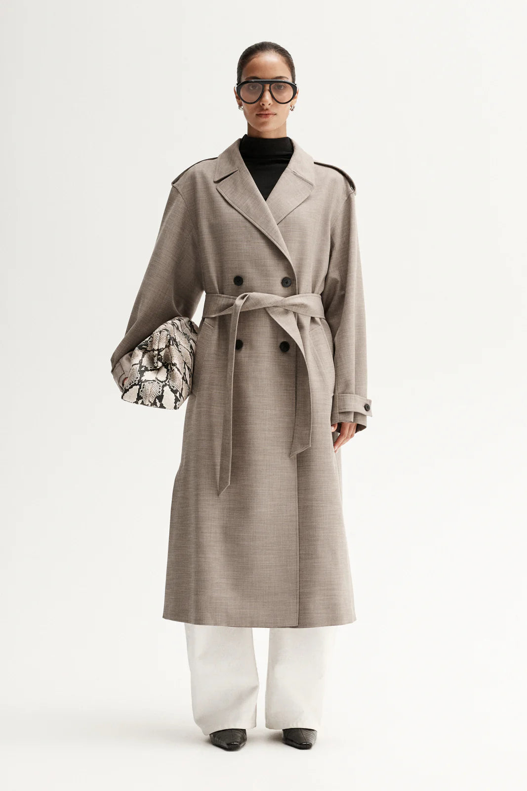 Kaia Trench Coat - Sand