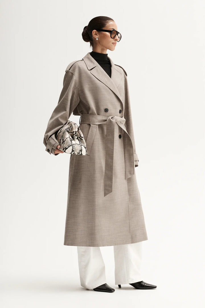 Kaia Trench Coat - Sand