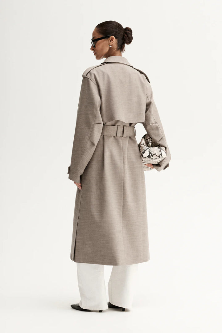 Kaia Trench Coat - Sand