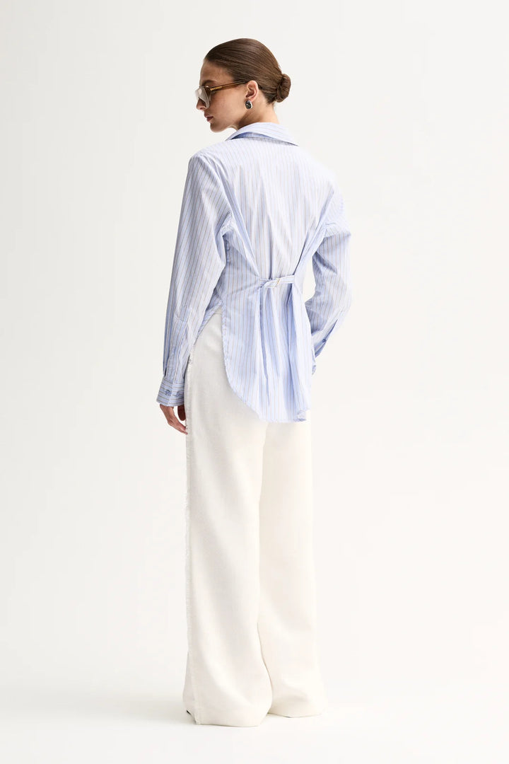 Kallie Stripe Shirt - Blue Stripe