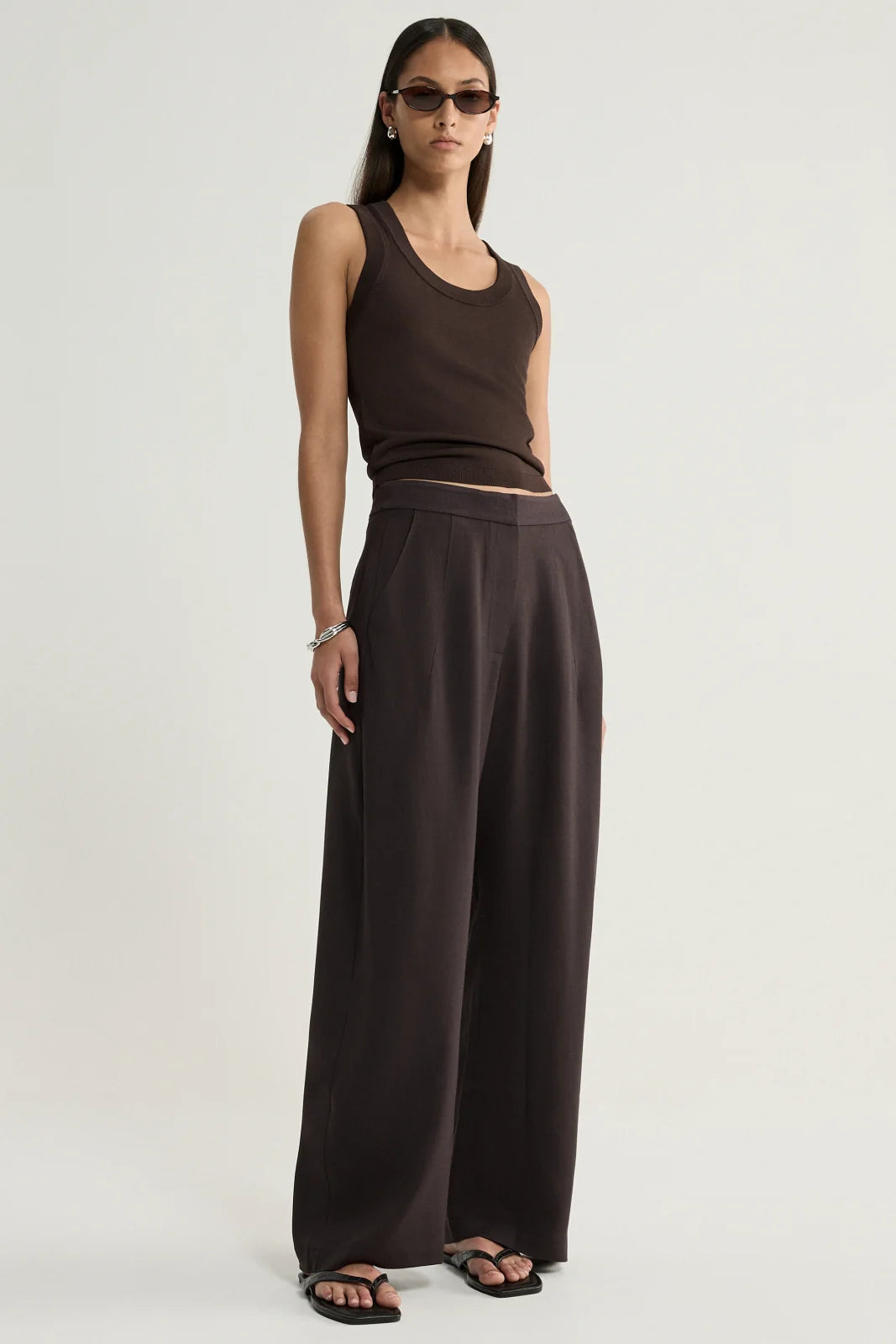 Silas Knit Top - Chocolate