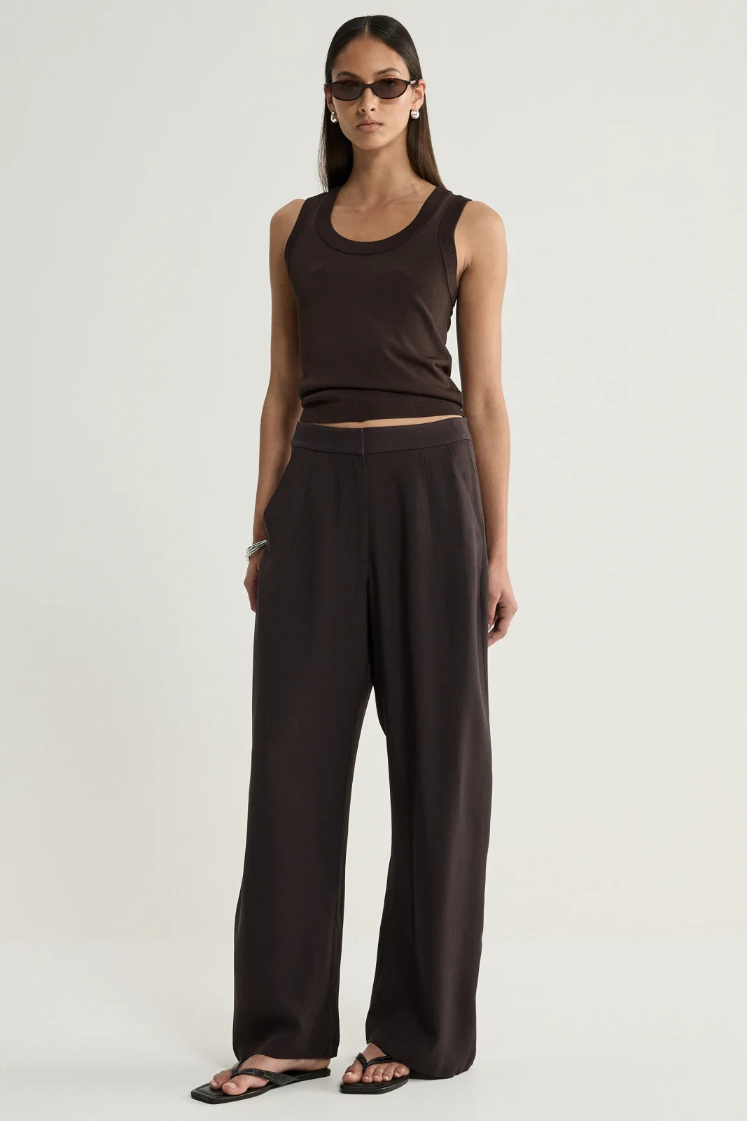 Silas Knit Top - Chocolate