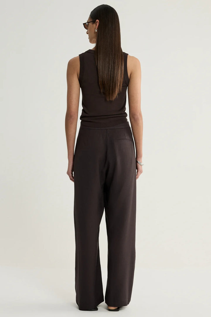 Silas Knit Top - Chocolate