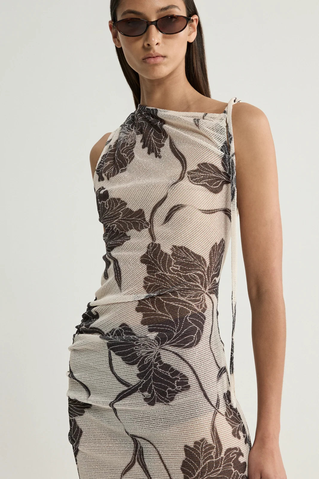 Valerie Dress - Ecru Floral