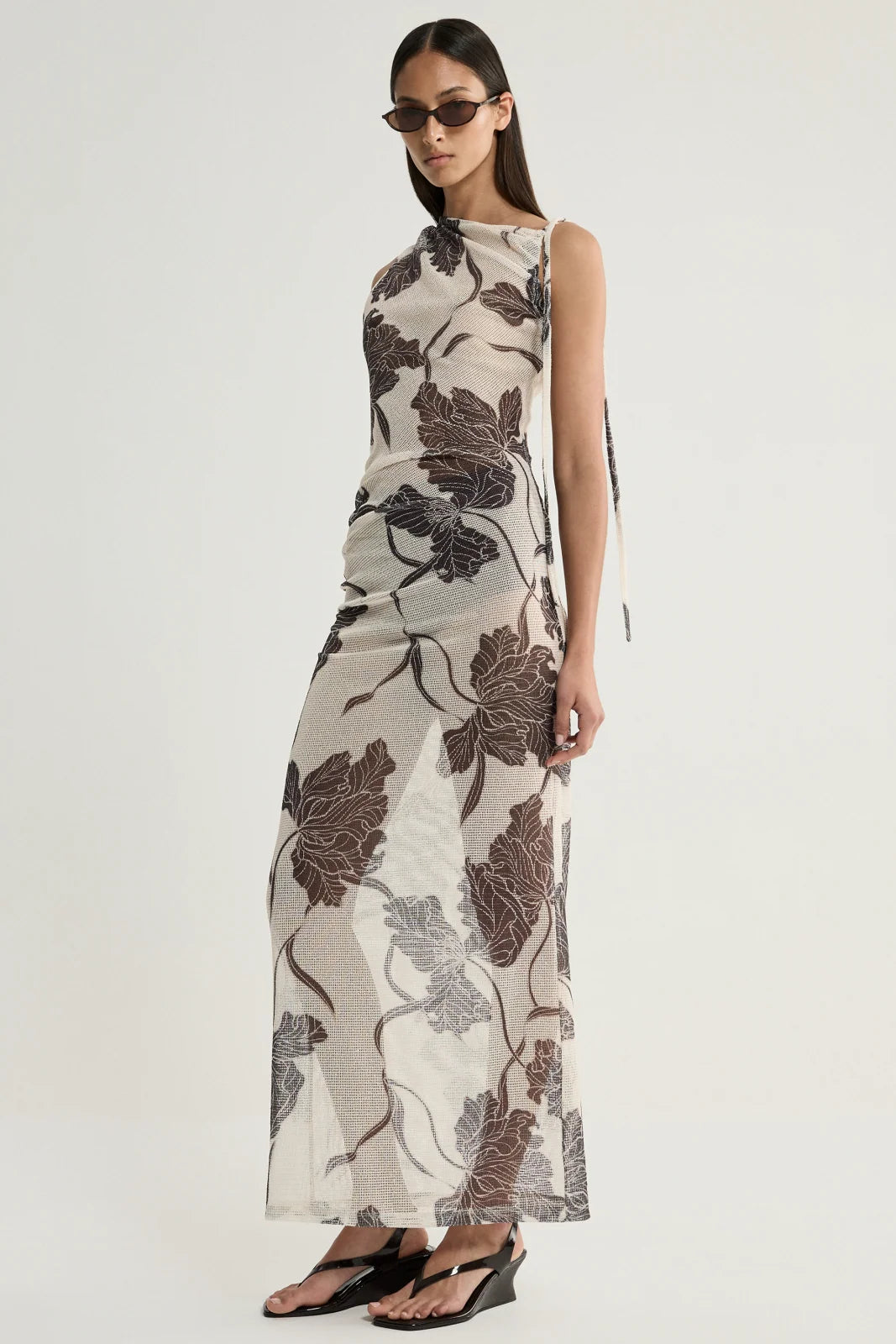 Valerie Dress - Ecru Floral