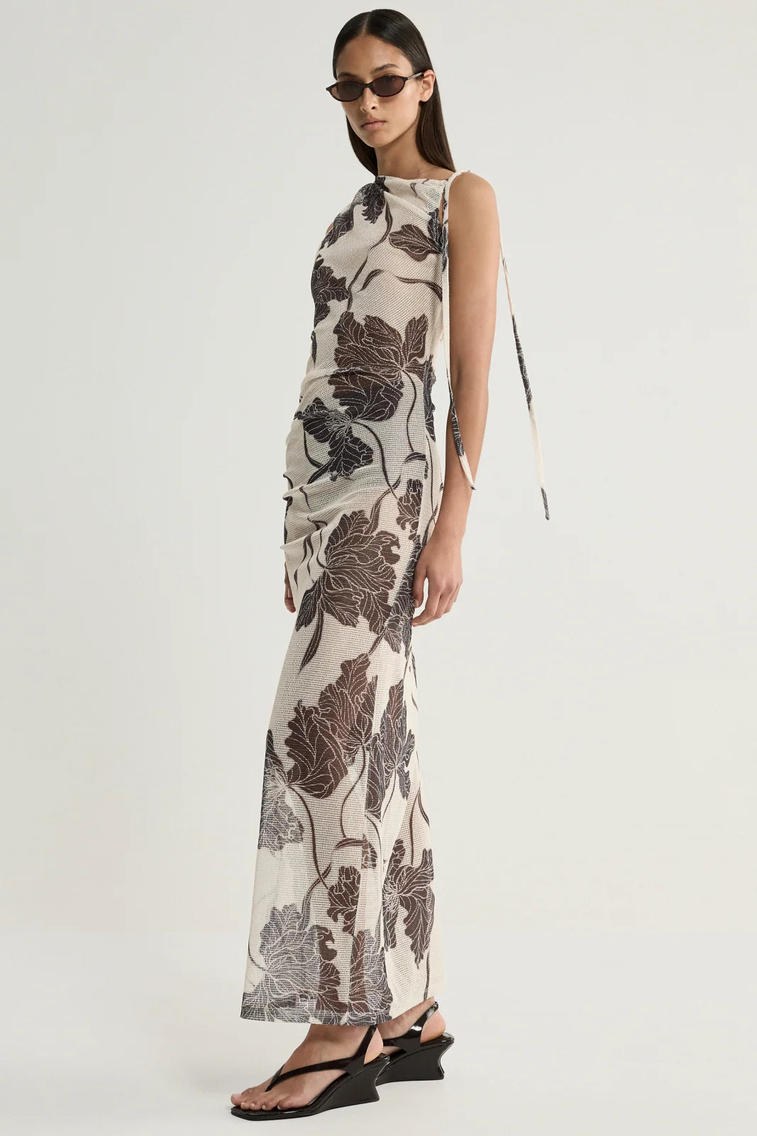 Valerie Dress - Ecru Floral