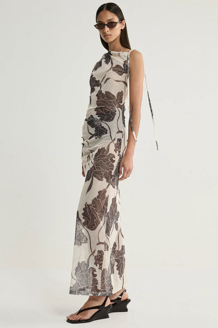 Valerie Dress - Ecru Floral