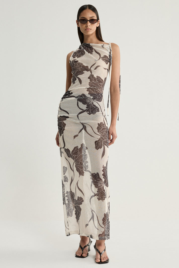 Valerie Dress - Ecru Floral