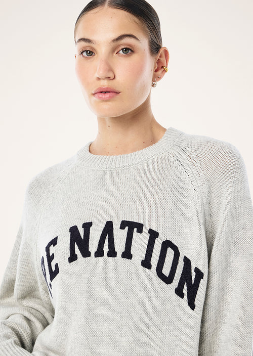 Legacy Knit Crew - Grey Marle