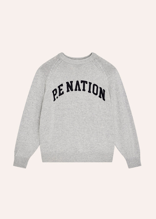 Legacy Knit Crew - Grey Marle