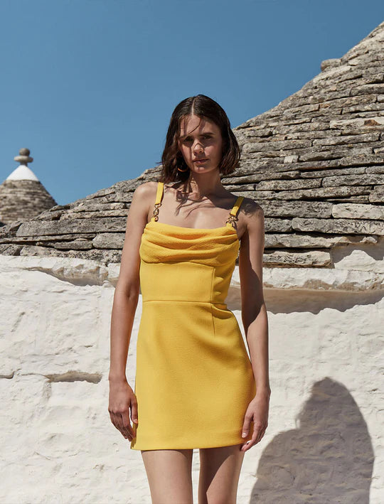 Leona Mini Dress - Yellow
