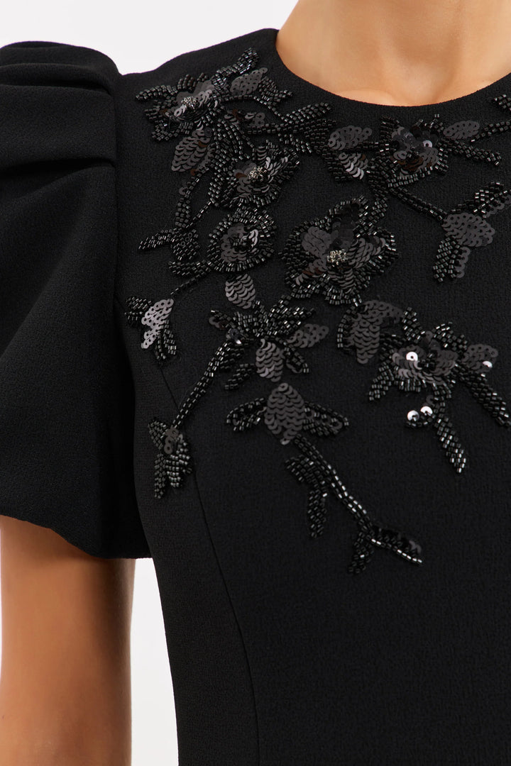 Livia Midi Dress - Black