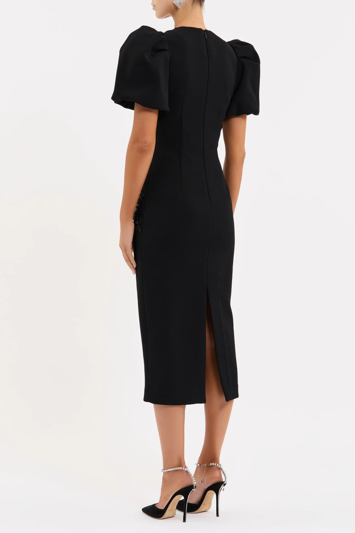 Livia Midi Dress - Black