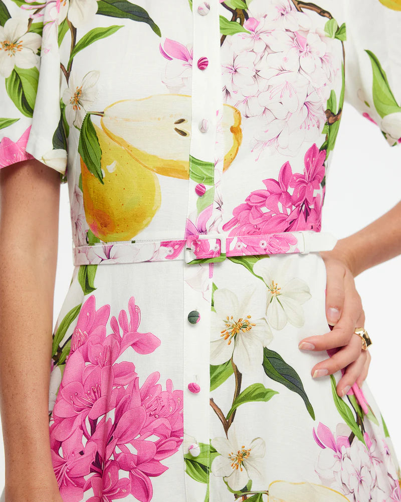 Spring Racing Midi Dress
