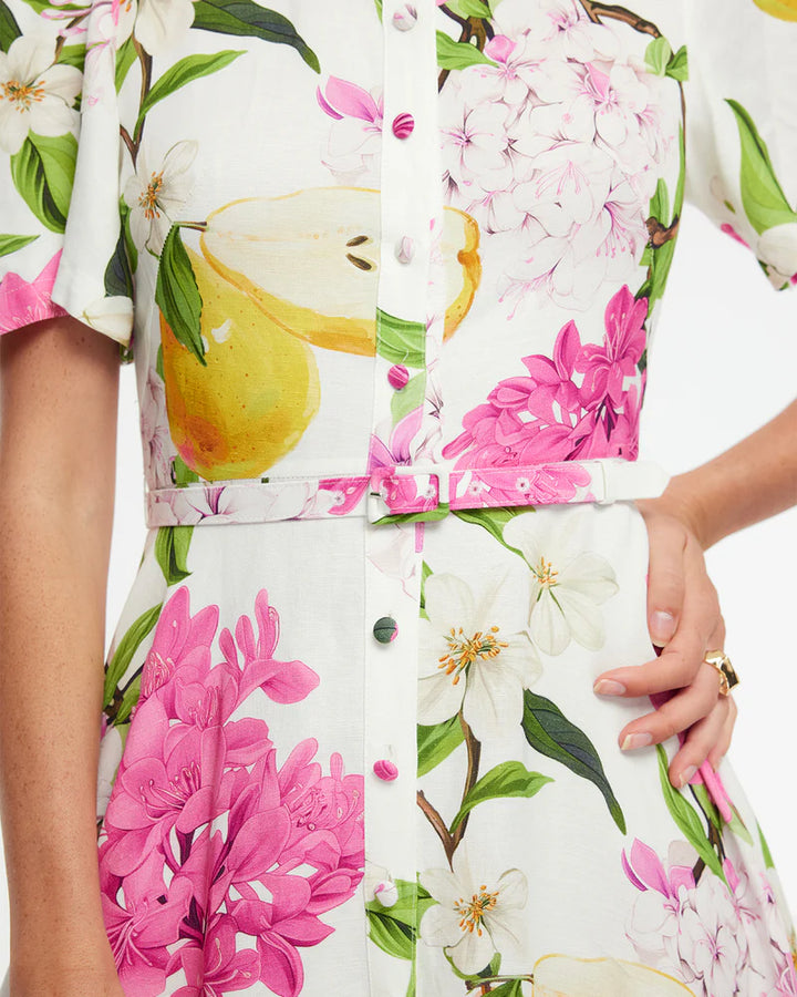 Spring Racing Midi Dress