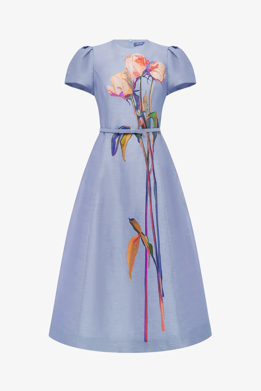 Marguerite Midi Dress - Rose in Periwinkle
