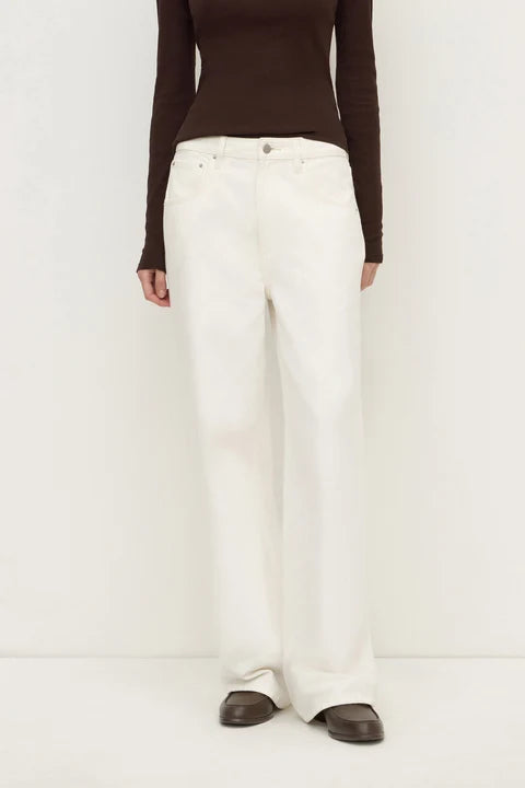 Low Curve Mid Rise Jean - Vintage White