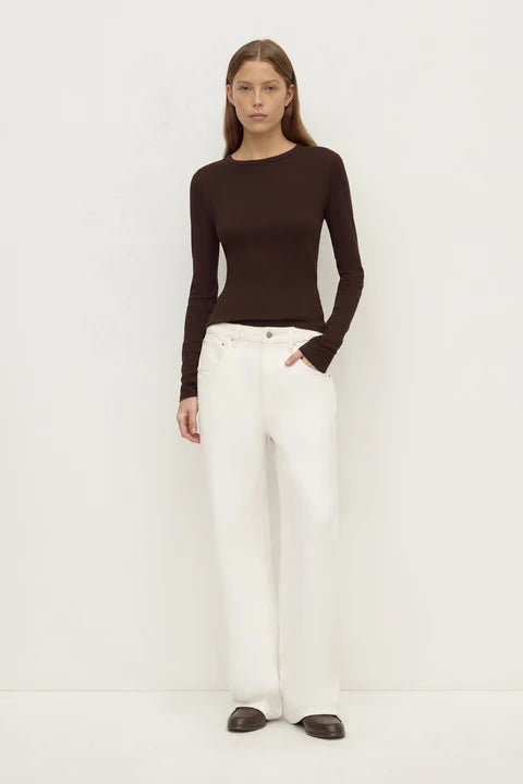 Low Curve Mid Rise Jean - Vintage White