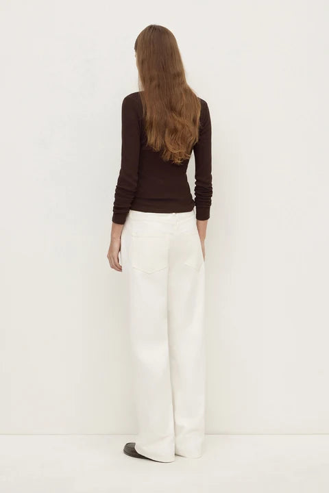 Low Curve Mid Rise Jean - Vintage White