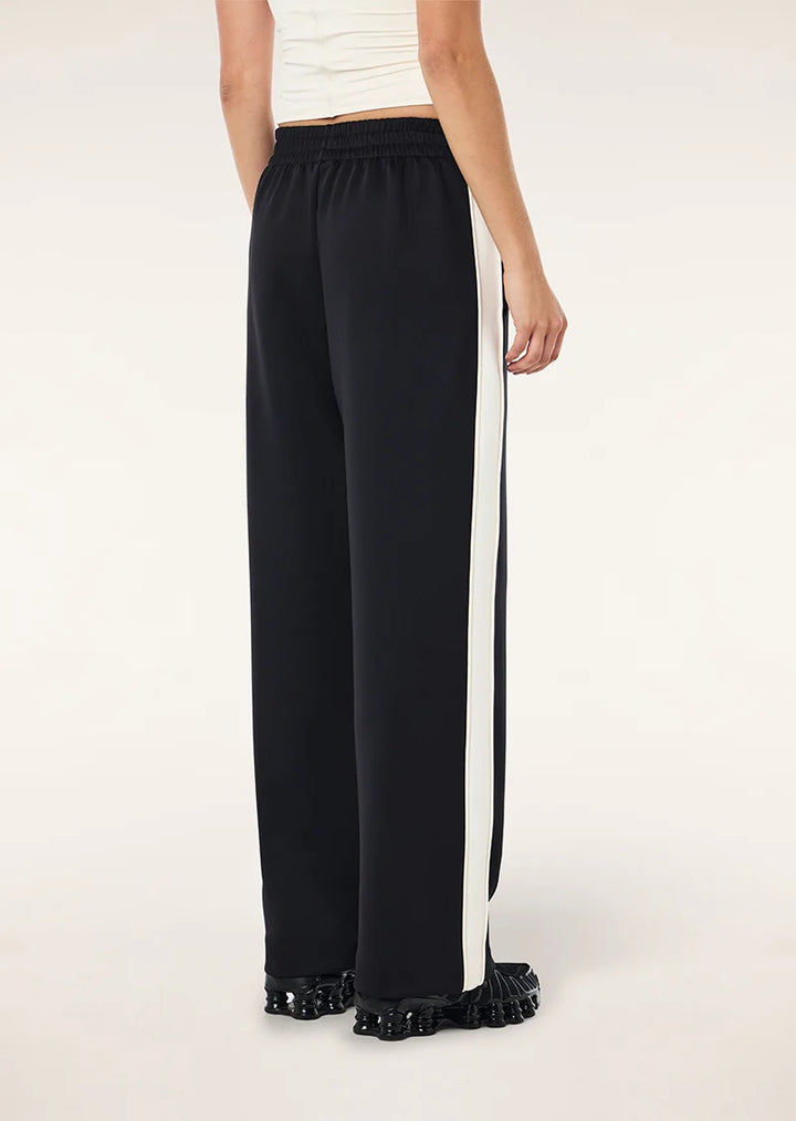 Man Down Track Pant - Black/Whisper White